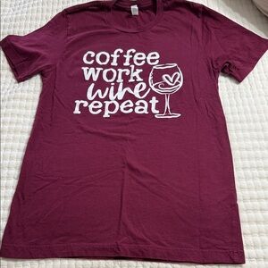 Coffee, Work, Wine, Repeat Graphic Tee